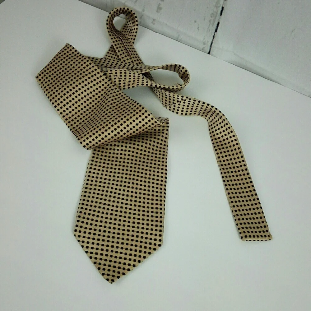 Bergamo New York Yellow Silk Men's Tie